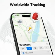 Air Tracker, Bluetooth Tracker Tag-4Pack, Key Finder Works with Find My App (iOS Only), Smart Tag for Keys/Wallets/Luggage Worldwide Tracking, Replaceable Battery, IP67 Waterproof, FCC Approved