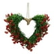 thumbnail image 2 of Corona de flores simulada en forma de corazón, para dintel de puerta, decoración de bodas, festivales, decoración básica de exteriores., 2 of 5