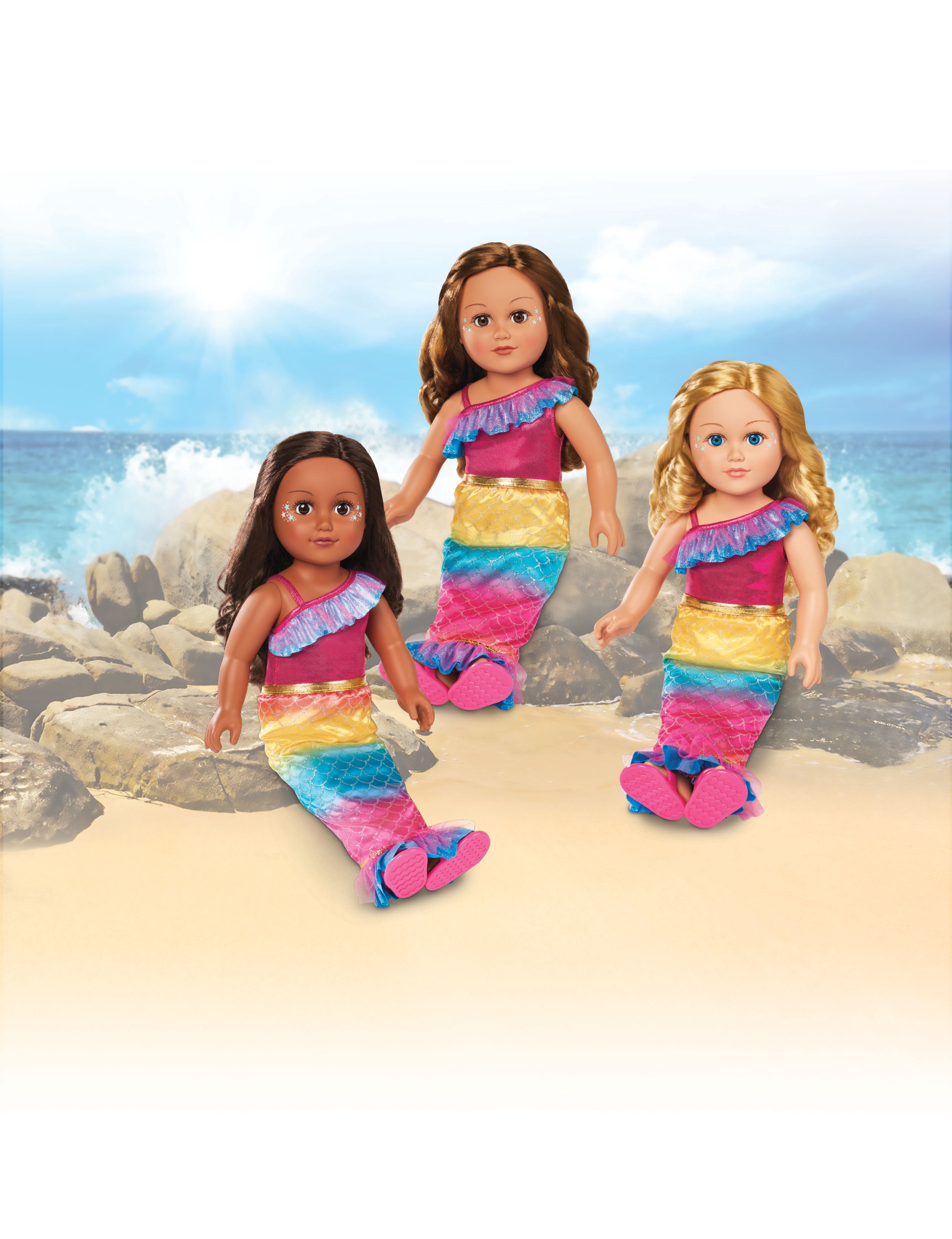 My Life As Poseable Mermaid Princess 18" Doll