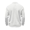 thumbnail image 6 of CCRFTGI Men' s Long Sleeve Polo Shirts Classic Soft Casual Collared Golf Shirt White 2XL, 6 of 6