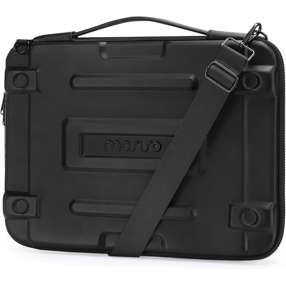 MOSISO Hard Shell Laptop Case Sleeve, 15.6 inch Computer Bag Compatible with MacBook, HP, Dell, Lenovo, Asus, Notebook, 16 inch Abstract Geometric Waterproof Carrying Case Bag with Strap
