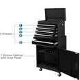 thumbnail image 5 of Ktaxon, 44.09 lb, 22.95" Steel 5-Drawer Rolling Tool Chest Black, 5 of 8