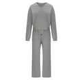 thumbnail image 7 of Dyegold Sweatsuits For Women Set 2 Piece Outfit Set Cropped Long Sleeve Hoodies Top Long Pants Tracksuit Lounge Joggers Sets, 7 of 7