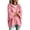 #0003-Pink, variant on Summer Cotton Midi Dress Loose Dress for Women Plain Crew Neck Short Sleeve Basic T-Shirts Casual Dresses with Pocket