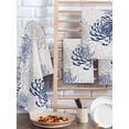 thumbnail image 2 of Blue White Kitchen Dish Towels for Drying Dishes Set of 2, Abstract Grey Chrysanthemum Flower Floral Waffle Weave Microfiber Hand Tea Bathroom Towels Quick Dry & Absorbent Towel 15.7x23.6, 2 of 7
