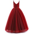 thumbnail image 1 of AAMILIFE Girls Princess Long Dress Girl Ceremony Clothing Kids Evening Party Vestidos Flower Girls Dresses For Weddings, 1 of 2