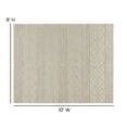 thumbnail image 4 of Flash Furniture Rectangular Modern Ivory Handwoven Area Rug, 8' x 10', 4 of 7