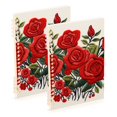 thumbnail image 6 of Red Roses Flowers Spiral Journal Notebook College Ruled Notebook 8.3" x 5.7" A5 Lined Thick Paper Page, 6 of 6