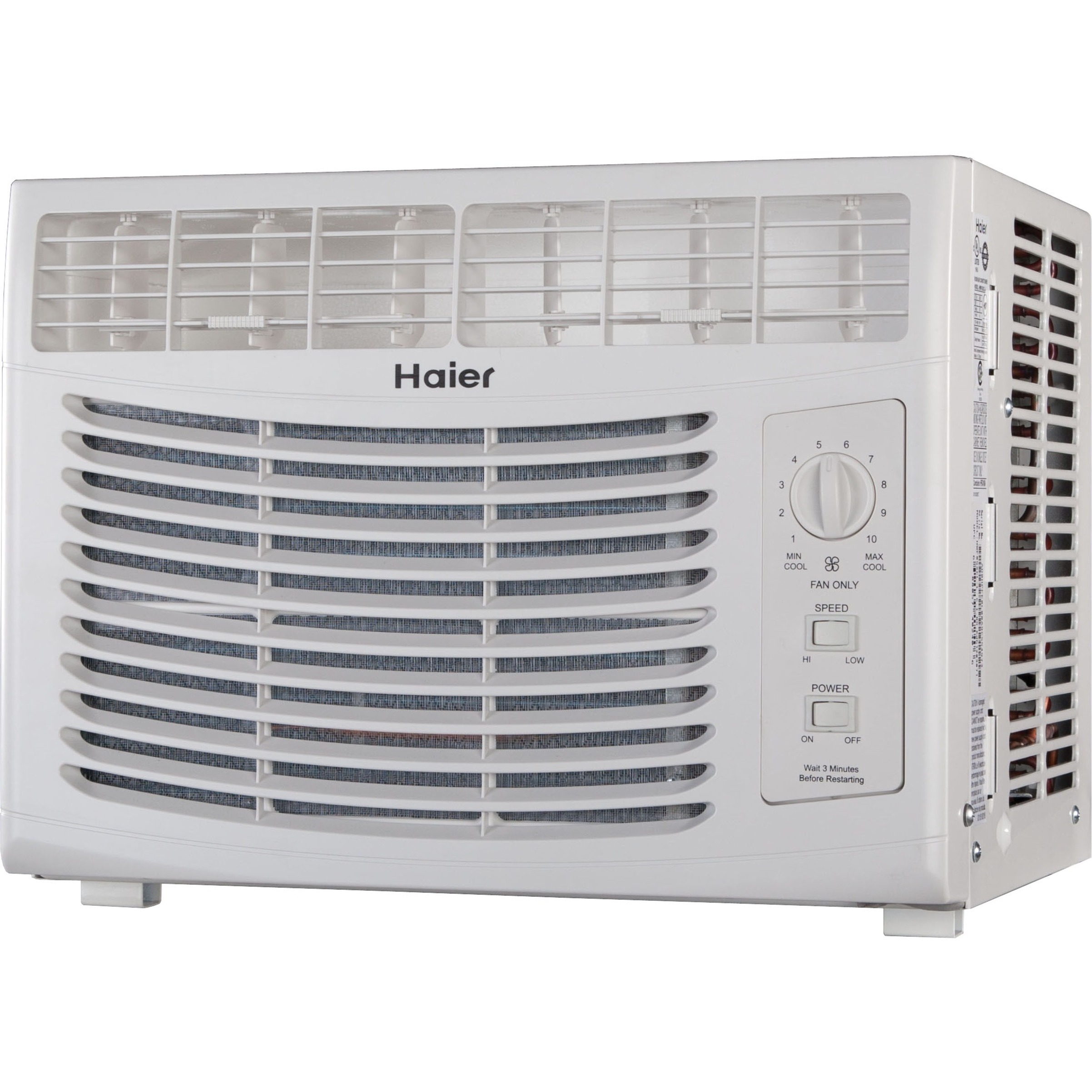 Haier HWF05XCL-L 5,000 BTU 115V Window-Mounted Air Conditioner with Mechanical Controls - image 3 of 5