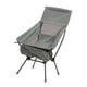 thumbnail image 3 of Silla plegable para acampar, taburete telescópico, silla de playa, columpio, silla portátil con forma de para mochilero, pesca, Picnic y ciclismo Gris, 3 of 8