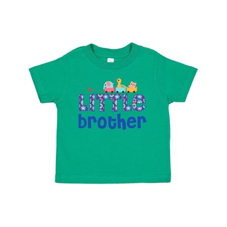 

Inktastic Blue Toy Train Little Brother Gifts Gift Toddler Boy Girl T-Shirt