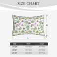 thumbnail image 5 of Haiem Pillowcase for Hair and Skin Queen - Frog Wear Chef Hat Printed Soft Pillowcase with Envelope Closure-20"x30", 5 of 8