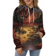 thumbnail image 4 of Dinosaur 3D Pattern 3d Sweatshirts Hoodie Fashion Casual Personality Men's Women Street Hoodie Pullovers Long Sleeve Comfortable Top, 4 of 6