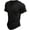 v#36Black165, variant on Rggeeun Men'S T-Shirts Solid Color Henley Buttons Knit Short Sleeve V-Neck Knit Relaxed Fit For Summer Outdoor Casual Tops,Black,L