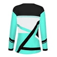 thumbnail image 4 of Blouses for women dressy casual Polyester,Spandex Soft Clothing XL Green womens blouses, 4 of 4