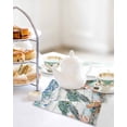 thumbnail image 4 of Sea Turtle Coastal Kitchen Dish Towels for Drying Dishes Set of 2, Summer Nautical Starfish Coral Grey Wooden Waffle Weave Microfiber Hand Tea Bathroom Towels Quick Dry & Absorbent Towel 12x12, 4 of 7