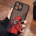 thumbnail image 3 of Case for iPhone Apple 14 13 11 12 MINI Pro XS Max XR X 7 SE 2022 2020 6 6S Plus Case Funda Shell Marvel Avengers Heros Faceless, 3 of 5