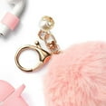 thumbnail image 3 of CCOCC Headphone Case,Cute Pom-Pom Keychain Compatible with Air Pod Case,Soft and Flexible Silicone Protection for Apple AirPods 1&2,White, 3 of 5
