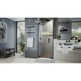 thumbnail image 3 of DreamLine Elegance Plus 34-34 3/4 in. W x 72 in. H Frameless Pivot Shower Door in Satin Black, 3 of 7