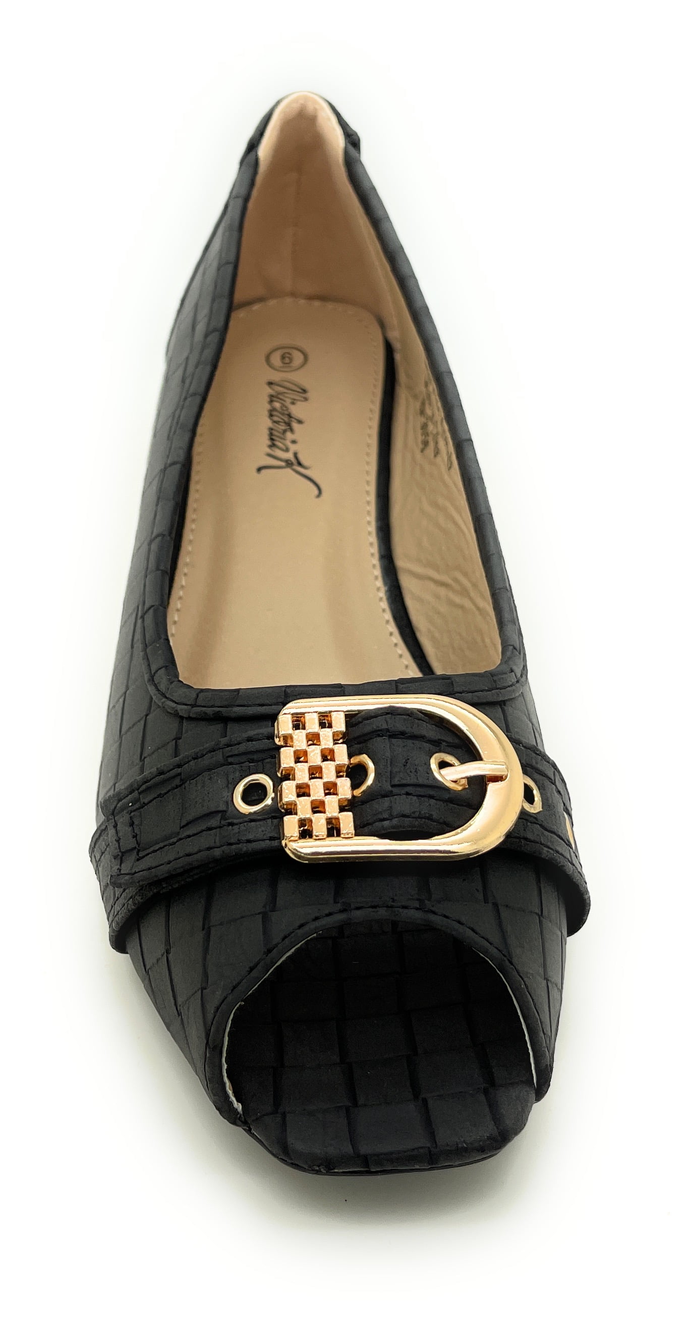 Open Toe Wedge Flat