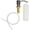 Black/White, variant on DANCO Universal Soap Dispenser With Curved Nozzle in Chrome (10038)