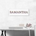 thumbnail image 2 of ARTCANVAS SAMANTHA Girls Name Room Decor Canvas Art Print - Size: 36" x 12" (1.50" Deep), 2 of 9