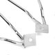 thumbnail image 3 of 2pcs Motorcycle Bracket Bars Rack Steel Chrome Plated Replacement for 883 Iron XL883N, 3 of 5