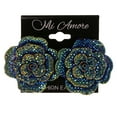 thumbnail image 2 of Colorful  AB Finish Flower Stud-Earrings #LQE3095, 2 of 2