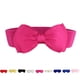 thumbnail image 3 of Minnieouse Cinturón de pajarita portátil para mujer, cinturón elástico a la moda para fiestas y banquetes, banda de cintura ajustable de cuero PU de Cinturones Rosa roja Minnieouse PS9259-05, 3 of 5