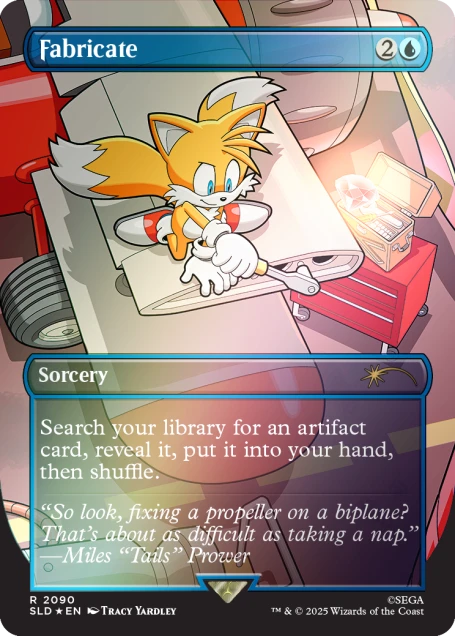 Secret Lair x Sonic: Chasing Adventure Foil Edition - Magic The Gathering (Rainbow Foil Edition)