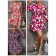 thumbnail image 2 of Vestido de manga larga para mujer Mini vestido floral vintage de vacaciones Abanopi Vestido, 2 of 7