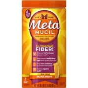 Metamucil Smooth Texture, Orange, 15 OZ (Pack of 6)