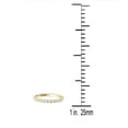 thumbnail image 3 of AoneJewelry 14K Solid Rose, White & Yellow Gold 0.50 Carat Diamond Wedding Band, 3 of 5