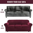 thumbnail image 2 of Shanna Velvet Couch Cover 4 Piece Sofa Covers Slipcover for 3 Cushion Couch,3 Separate Cushion Covers, Couch Covers for Dogs, 2 of 8