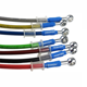 thumbnail image 4 of Manguera de freno trenzada para motocicleta, cable de acero para freno, tubo banjo hidráulico de 300 mm a 2200 mm, universal para carreras de motocicletas, 4 of 4