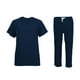 thumbnail image 4 of Conjunto de uniforme de enfermería, ropa de trabajo para centros de belleza, spas y peluqueros de mascotas. Azul oscuro S, 4 of 9