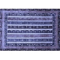 thumbnail image 1 of Ahgly Company Machine Washable Indoor Rectangle Abstract Blue Modern Area Rugs, 6' x 9', 1 of 4
