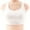 White, variant on Juslio Bras for Women No Underwire Bra Backless Seamless Sports Comfortable Push Up Bra
