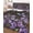 Brown, variant on Quilts Queen Size Bedding Set, Purple Flowers Reversible Summer Quilt 3 Pieces, Butterfly Spring Floral Wooden Farmhouse Lightweight Bedspreads Coverlets with 2 Pillow Shams for All Seasons