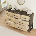 thumbnail image 2 of 7 Drawers Dresser for Bedroom, 52" Wide Dresser, Wide Drawer with Storage Freestanding, Wooden Closet Storage Chest for Living Room, Bedroom, Entryway, 2 of 8