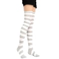 thumbnail image 4 of SHX 1/2" Stripe Fashion/Costume Knee High Socks Tights Over the Knee for Women, 1PR, 4 of 5