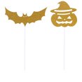 thumbnail image 1 of Conjunto de patrones para decoración de tartas, tarjetas, alces, árboles de Navidad, calaveras, murciélagos, calabazas, 1 of 5