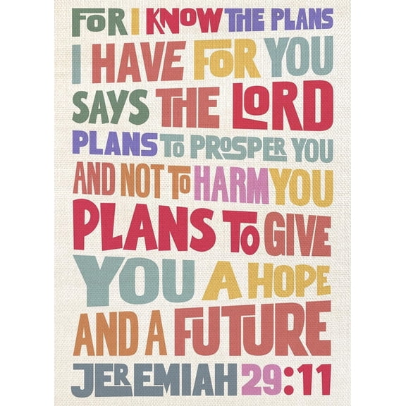Inspirational Scripture Wall Art Poster,Christian Bible Verse Wall Poster with Solid Wall Art Decor for Bedroom, Living Room, and Office poster