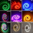 thumbnail image 2 of Lámpara LED moderna de 3W para pared, diseño cilíndrico con agujeros espirales, aluminio cepillado, compacta y elegante. Voltaje de entrada AC 85-265V, IP33 resistente al agua, luz cálida blanca,, 2 of 6