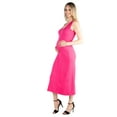 thumbnail image 2 of 24seven Comfort Apparel Racerback Maternity Maxi Dress, 2 of 3