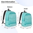 thumbnail image 2 of Naloa Blue And Turquoise Print Durable Canvas College Rucksack,Laptop Excursion Backpack,Travel Notebook School Backpack,Bookbag For Men Women, 2 of 5