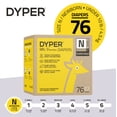 thumbnail image 4 of DYPER Ultra Premium Diapers Size Newborn, 76 Diapers (Select For More Options), 4 of 7