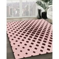 thumbnail image 3 of Ahgly Company Machine Washable Indoor Square Transitional Light Rose Pink Area Rugs, 8' Square, 3 of 7