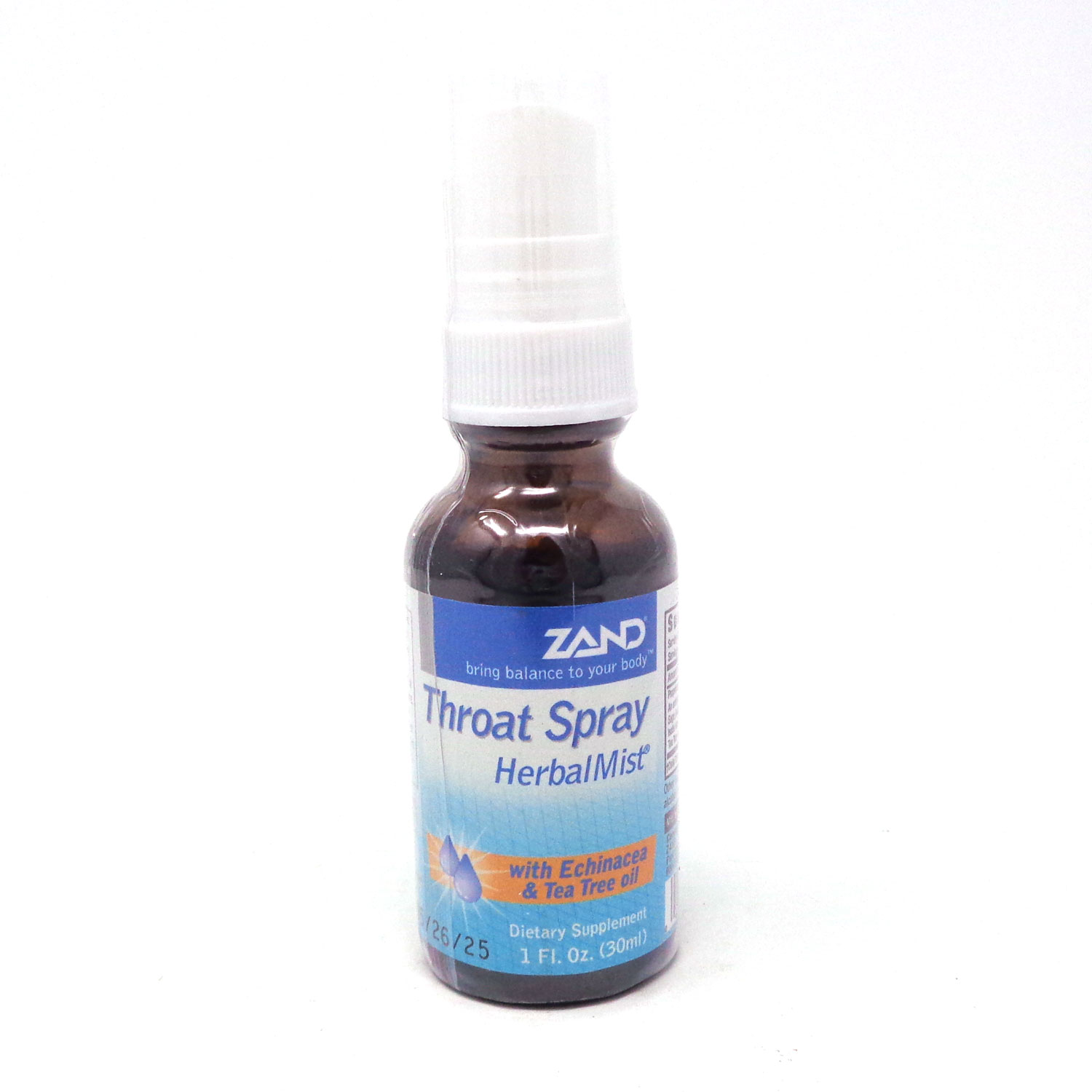 Zand HerbalMist Throat Spray Peppermint Soothing Herbal Formula