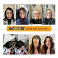 thumbnail image 6 of Lotfon Real Human Hair Toppers for Women with Thinning Hair Hair Loss Cover Gray Hair (Near Black), 6 of 14